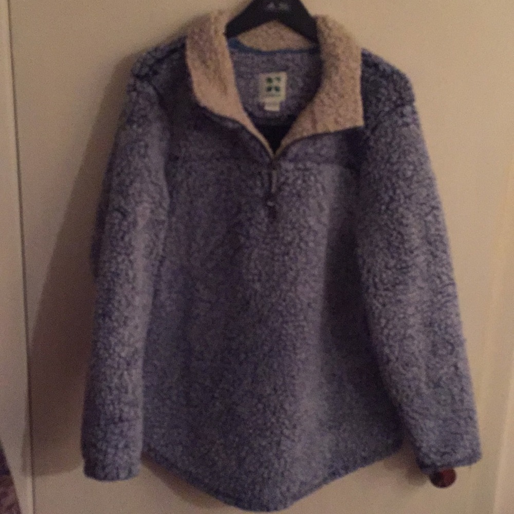 Green Tea Sherpa Pullover